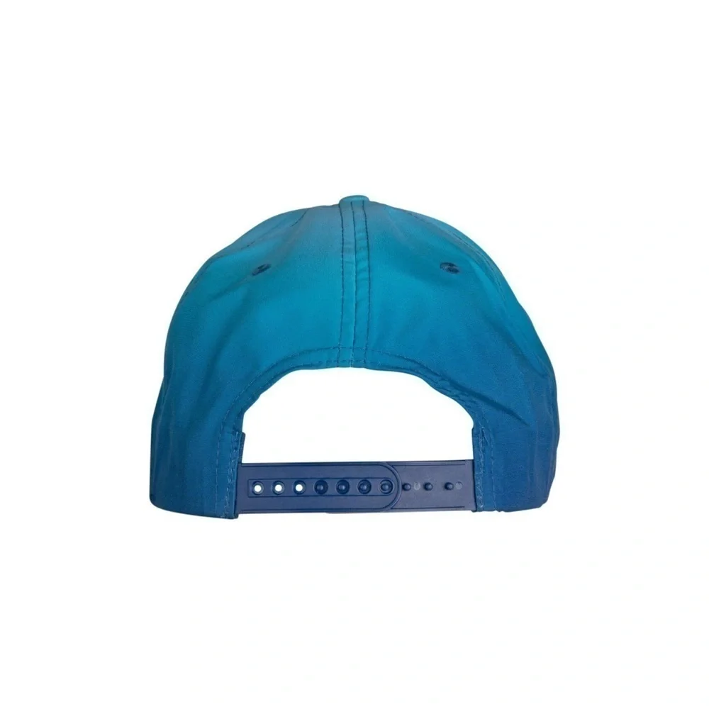 CORONA Find Your Beach Logo w/Print Snapback Hat Blue one size